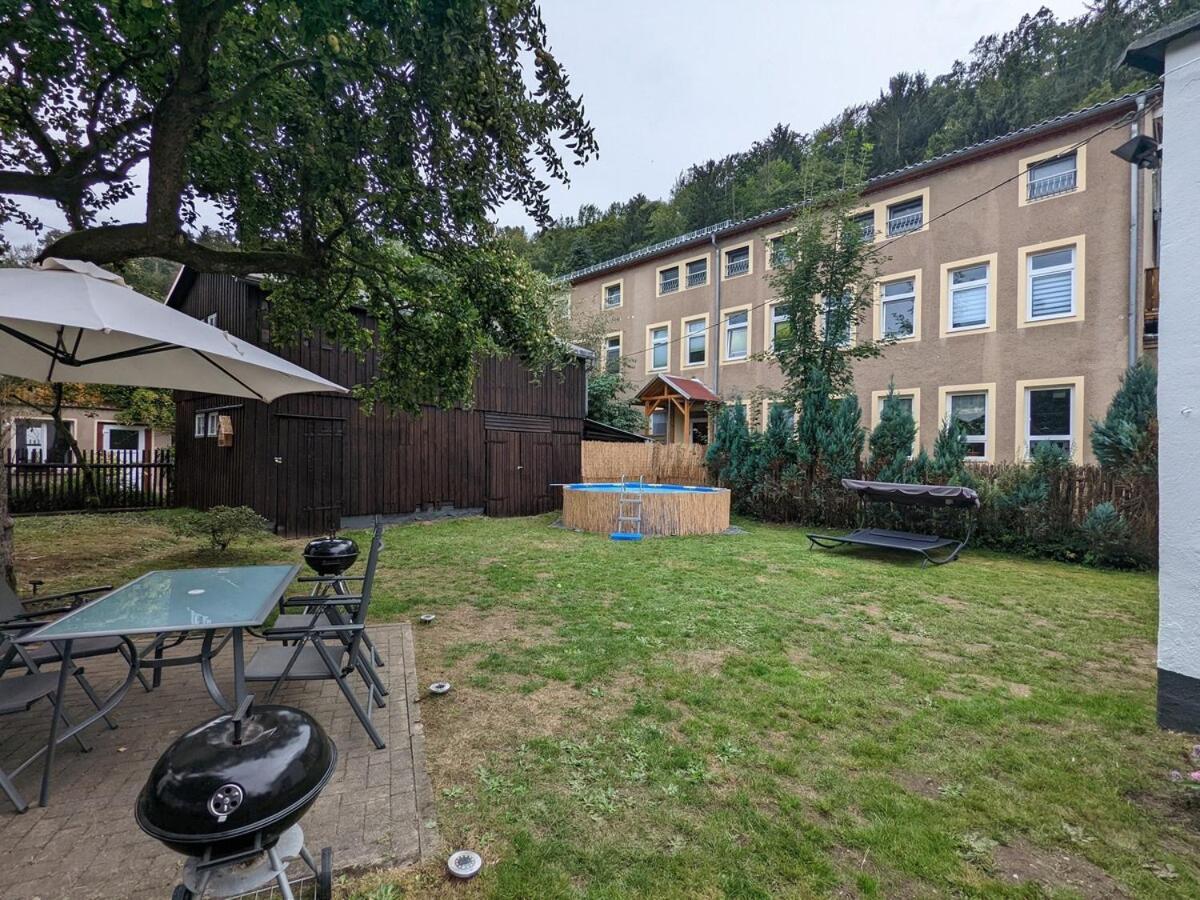 H2 - Urlaubsmagie - Garten, Pool, Terrasse, Grill Sebnitz Exteriör bild