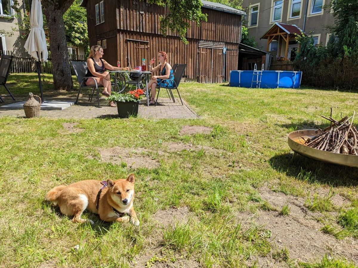 H2 - Urlaubsmagie - Garten, Pool, Terrasse, Grill Sebnitz Exteriör bild